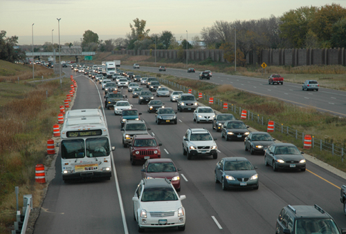 Bus-only shoulders allow buses to bypass congestion on highways and provide more reliable travel times for transit users. Bus-only shoulders allow buses to bypass congestion on highways and provide more reliable travel times for transit users.