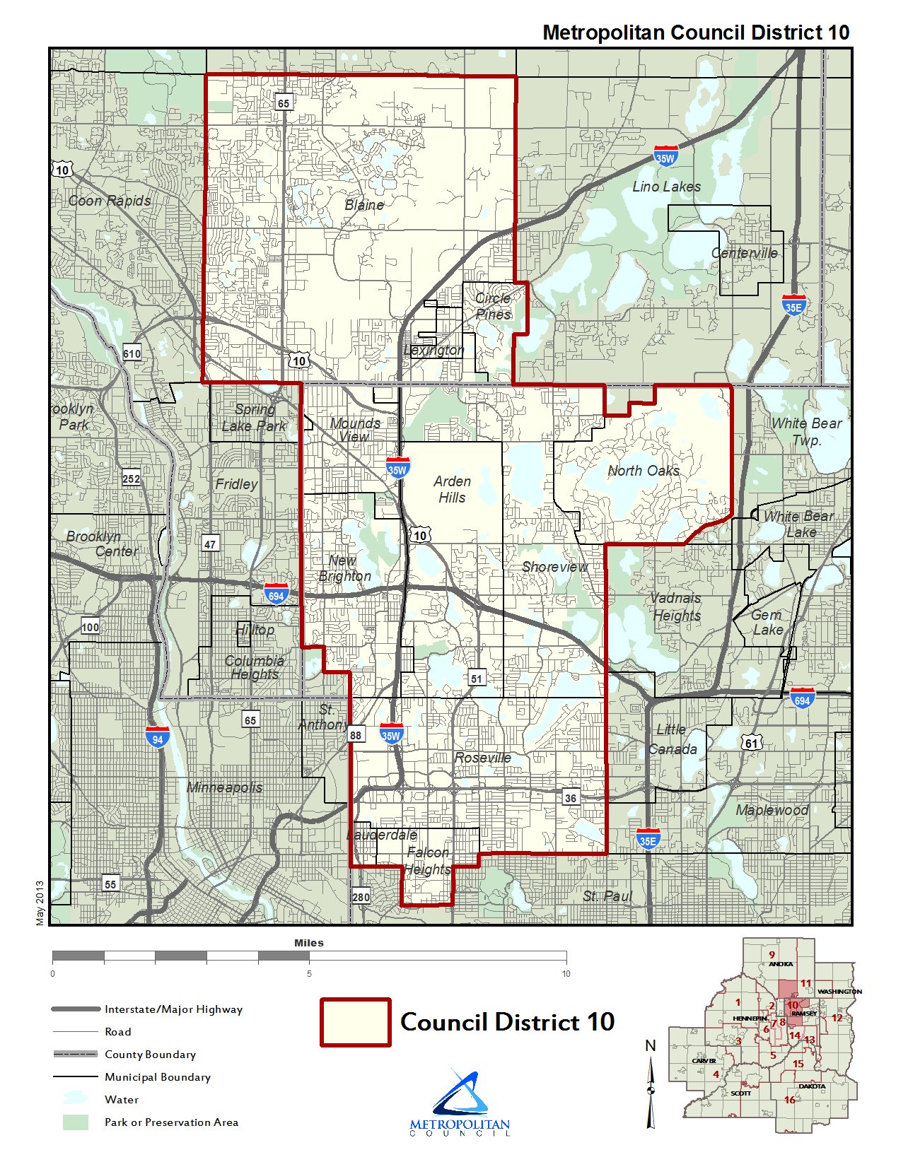 District 10 - Metropolitan Council