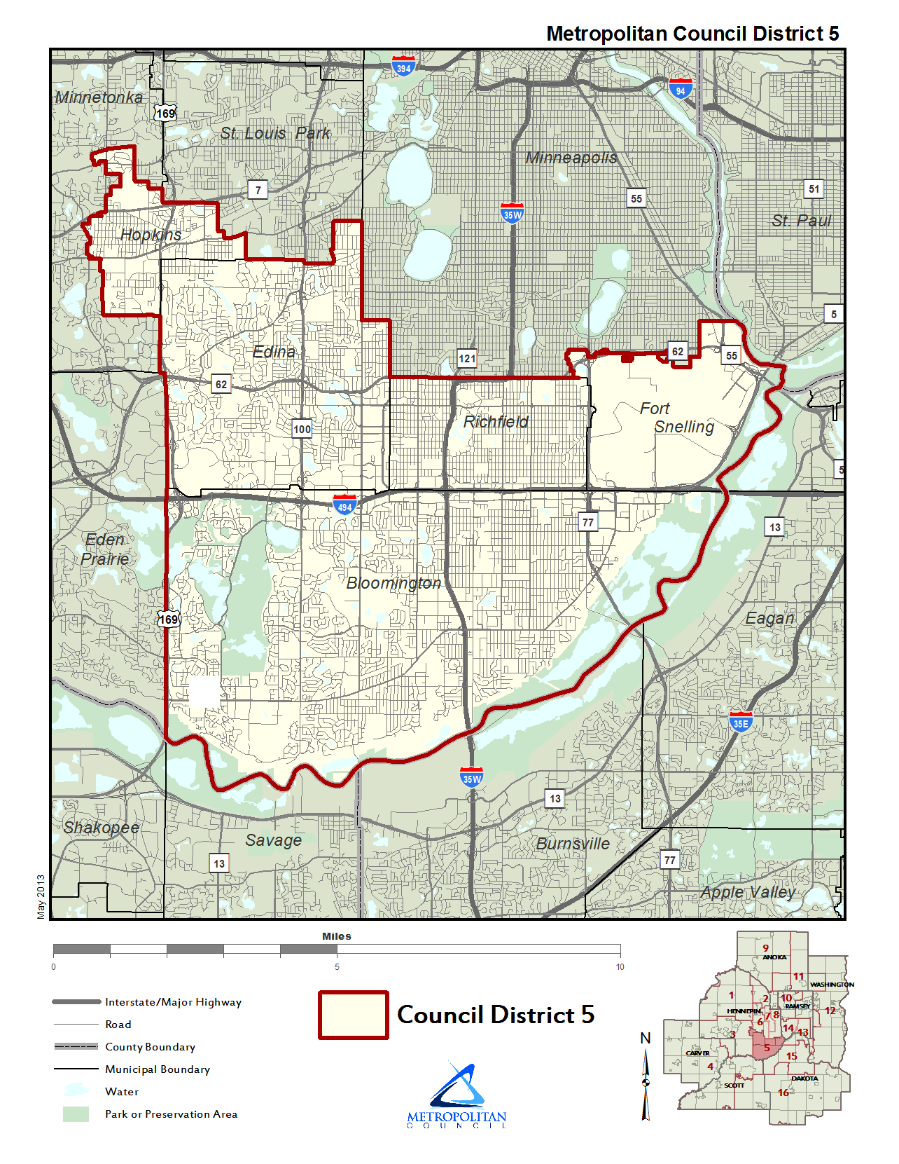 District 5 Metropolitan Council